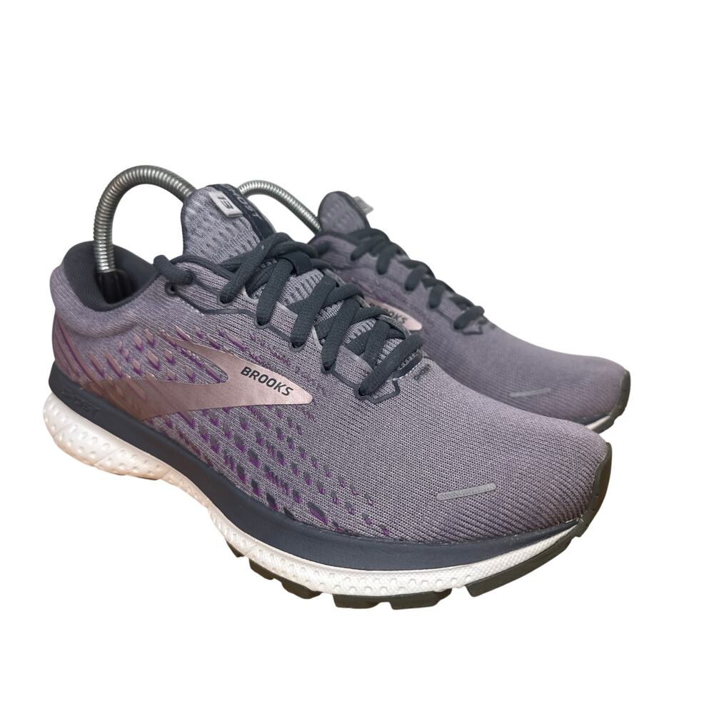 Brooks Ghost 13 Women's Size 8 Running Shoes Lavender Purple Athletic Sneaker